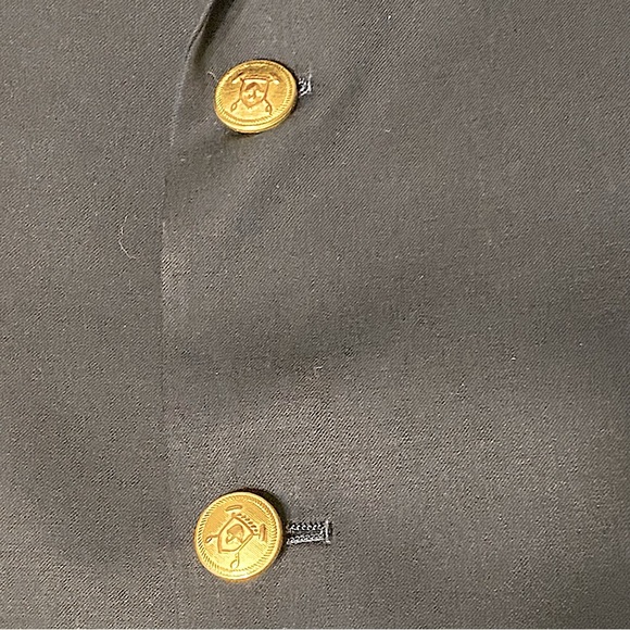 SALE!!! Y2K Sophisticated LRL Suit Coat Old Money WoolMark Lined Plus M48 Blue - Picture 7 of 12